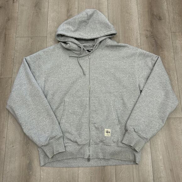 Stussy Other - Stüssy Double Face Label Zip Hoodie Sweater sz XL SF
